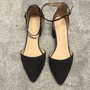 Black Ankle Strap Heels